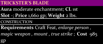 Trickster's Blade
